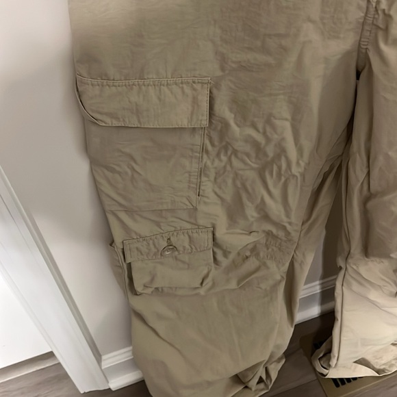 Womens wide leg cargo pants Forever 21 brand size large - Picture 3 of 8